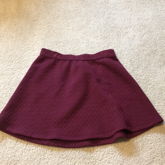 Dresses & Skirts - Maroon skater style skirt Dresses & Skirts - Maroon skater style skirt